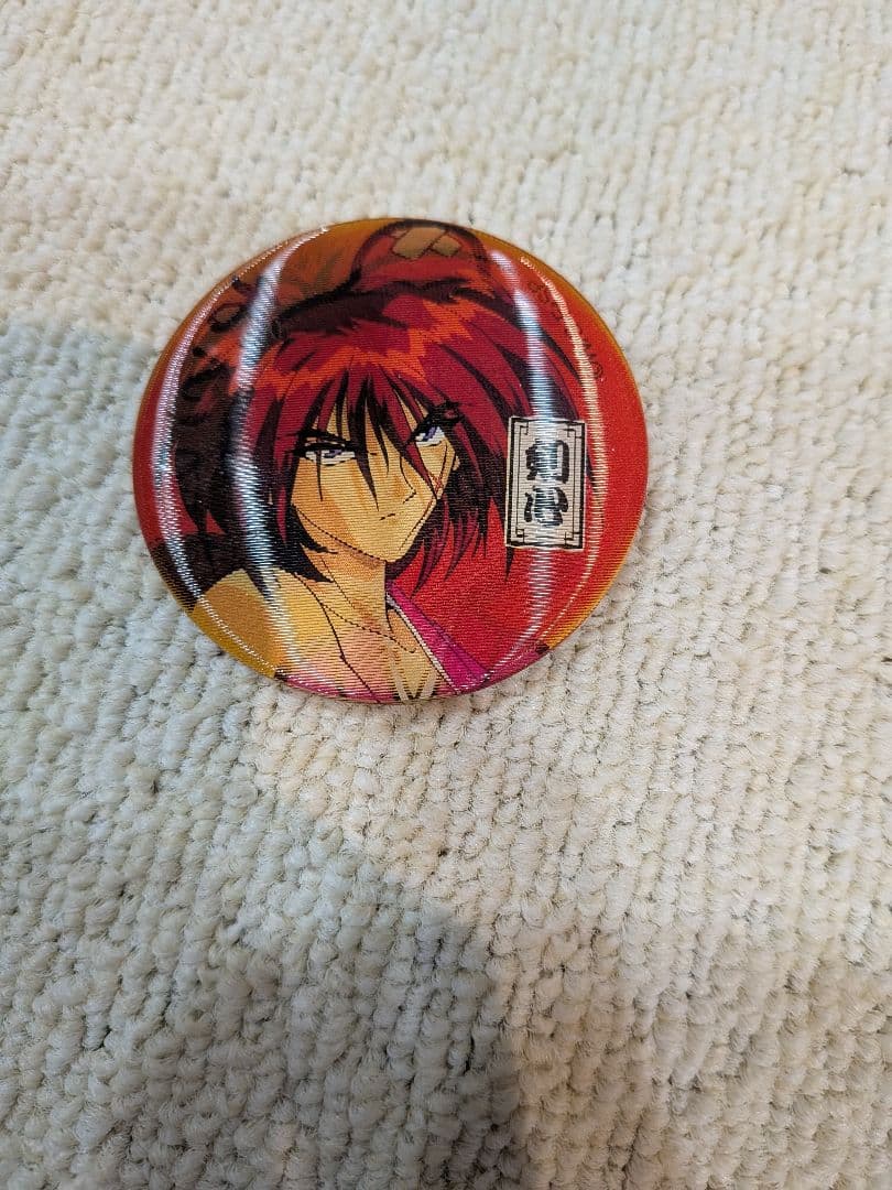 るろうに剣心　緋村剣心　3D缶バッジ　激レア　希少