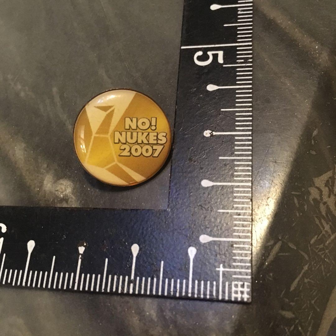 300円 ピン ピンバッジ NO NUKES 2007