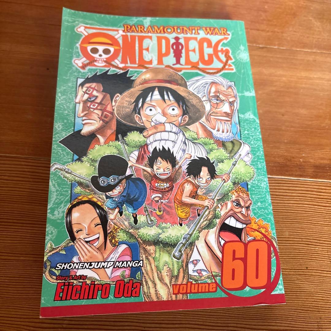 英語版、ONE PIECE セット 1〜60巻プラス1巻