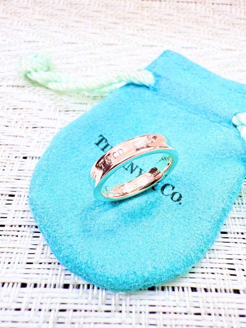 ティファニー　ルベドメタル　1837 ナロー　リング　10号　研磨仕上済　指輪