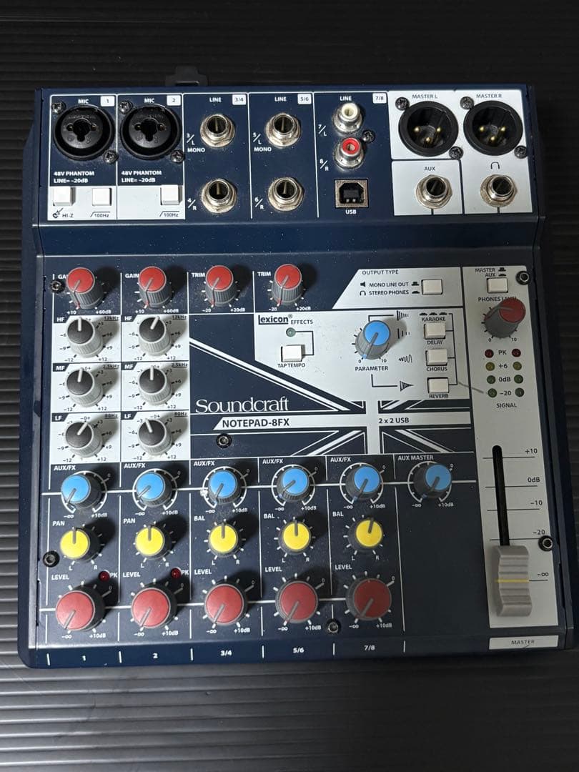 配信機器・PA機器・レコーディング機器 Sound Craft Notepad 8fx
