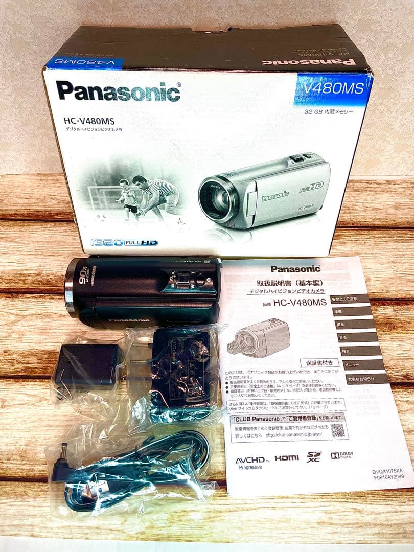 Panasonic デジタルハイビジョンカメラ HC-V480MS