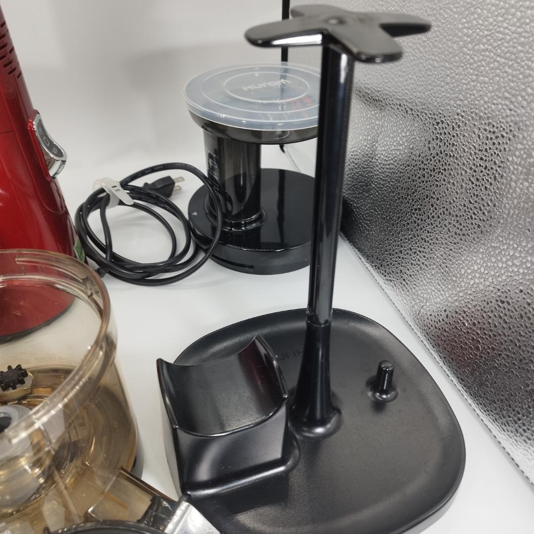 美品　Hurom　スロージューサー　H-AA-RBA17　ヒューロム　レッド