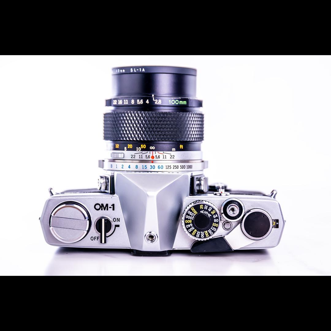 【OLYMPUS】OM-1 シルバー OM 100mm F2.8 レンズセット