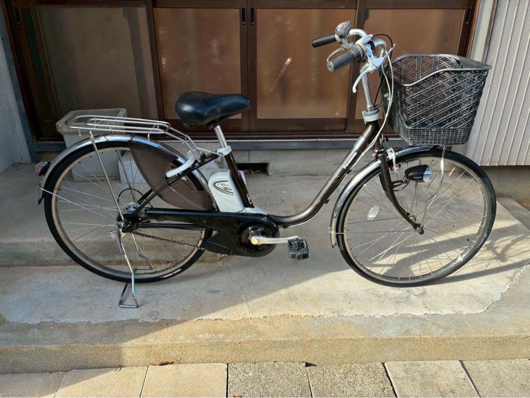 電動自転車　№8552 パナソニック　リチウムビビEX 26インチ　神戸　大阪