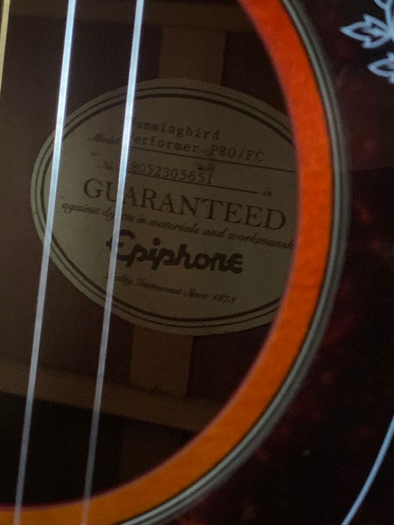Epiphone Hummingbird PRO ハミングバード
