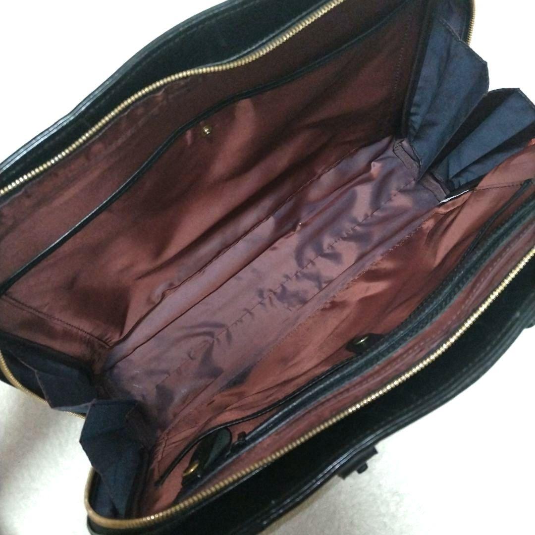 【美品】FUJITAKA フジタカ ゴールド金具 本革 ビジネス ブリーフケース