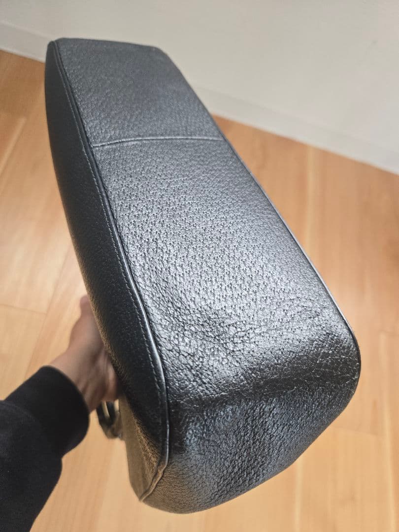 美品 希少品 GUCCI グッチ バンブー レザー 本革 ブラック 黒