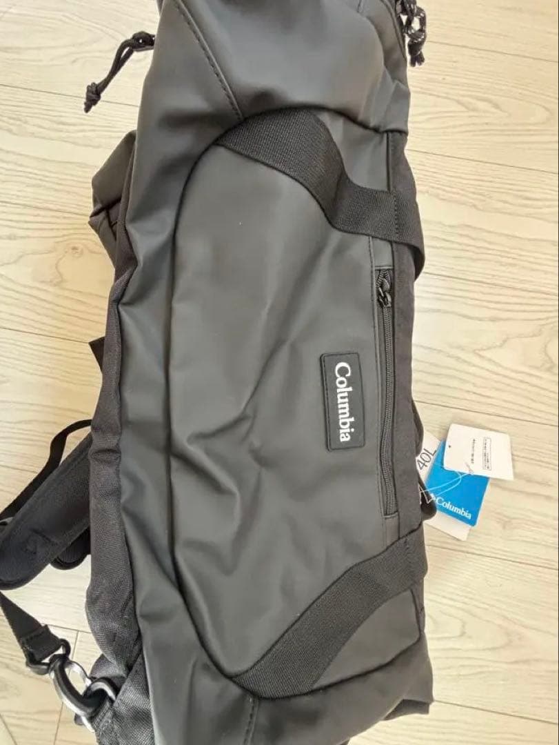 Columbia 40L ブラック ボストンバッグ送る際丸めさせていただきます！