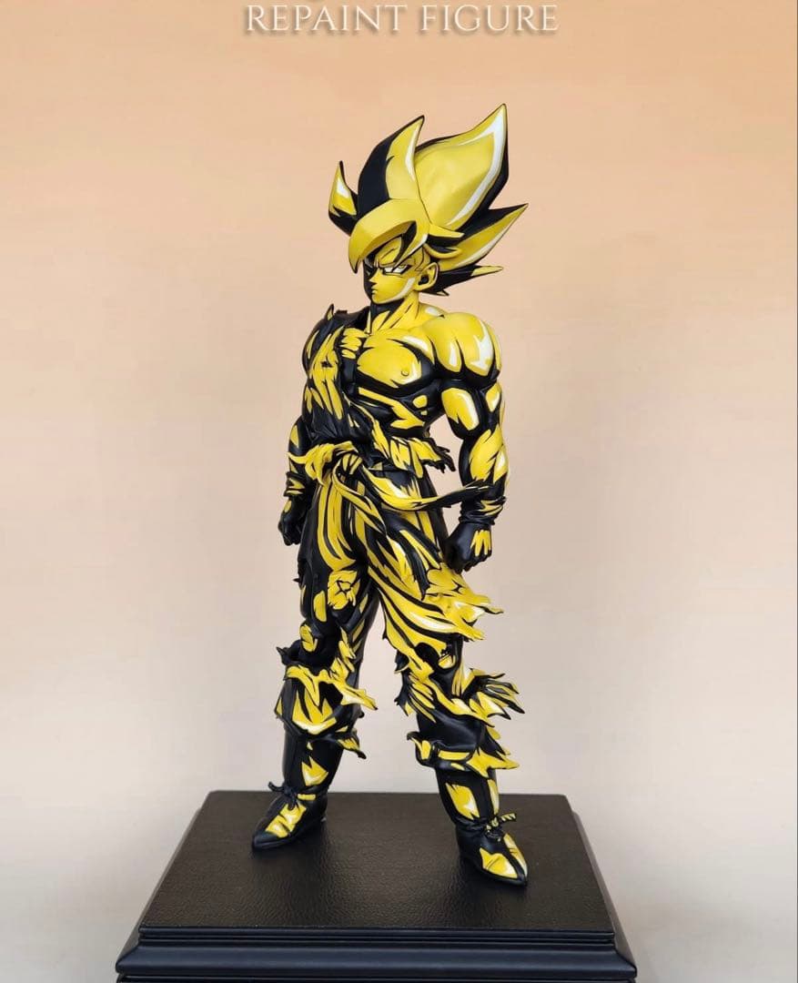 ドラゴンボール SMSP 孫悟空 ゴールドカラー リペイント フィギュア
