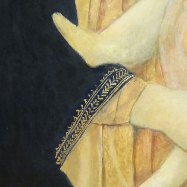 プラトー美術館所蔵　聖母子像　(直筆模写)