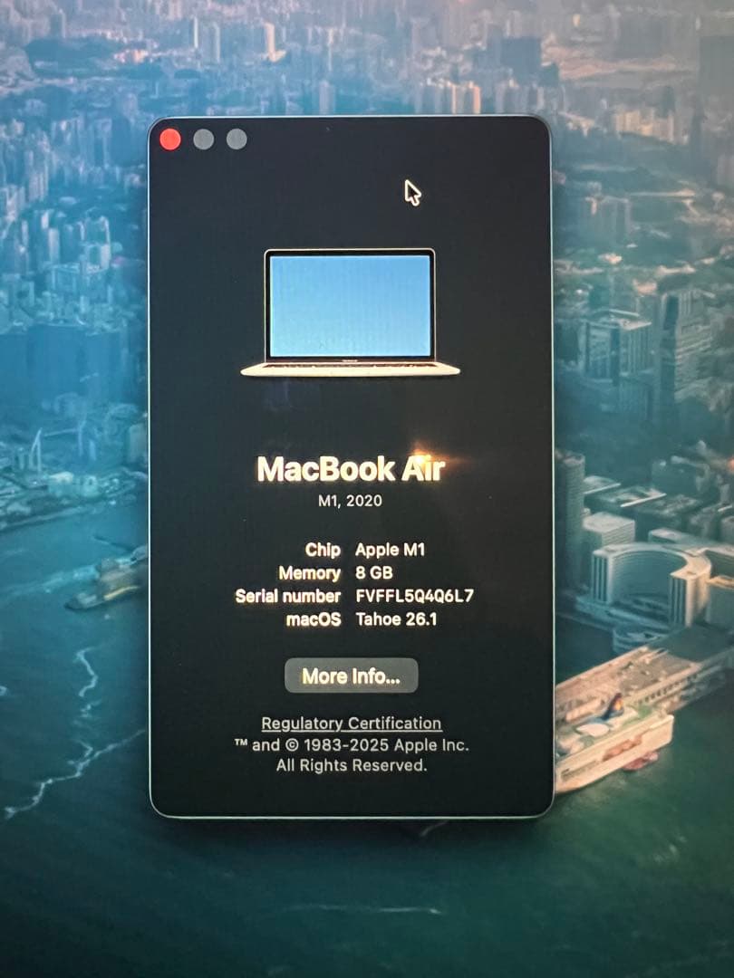 シルバー MacBook Air 13インチ m1 8g US配列