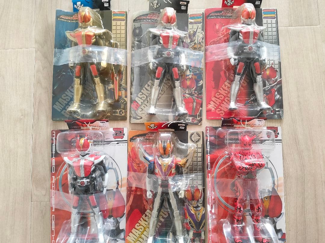 仮面ライダー電王 非売品インブリスタービックソフビ16体