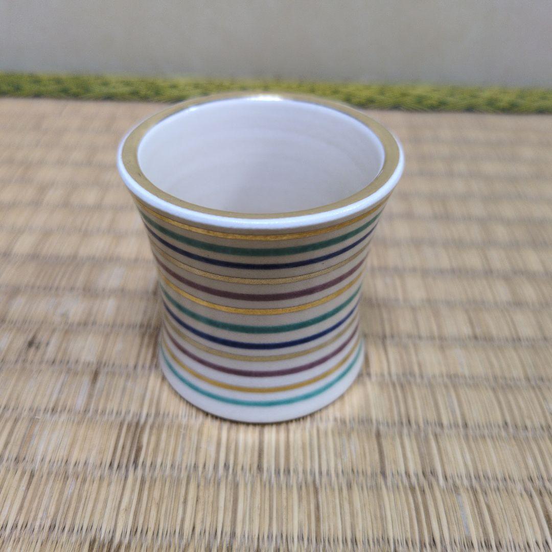 茶道具「仁清写独楽端文 蓋置」　手塚 充 造