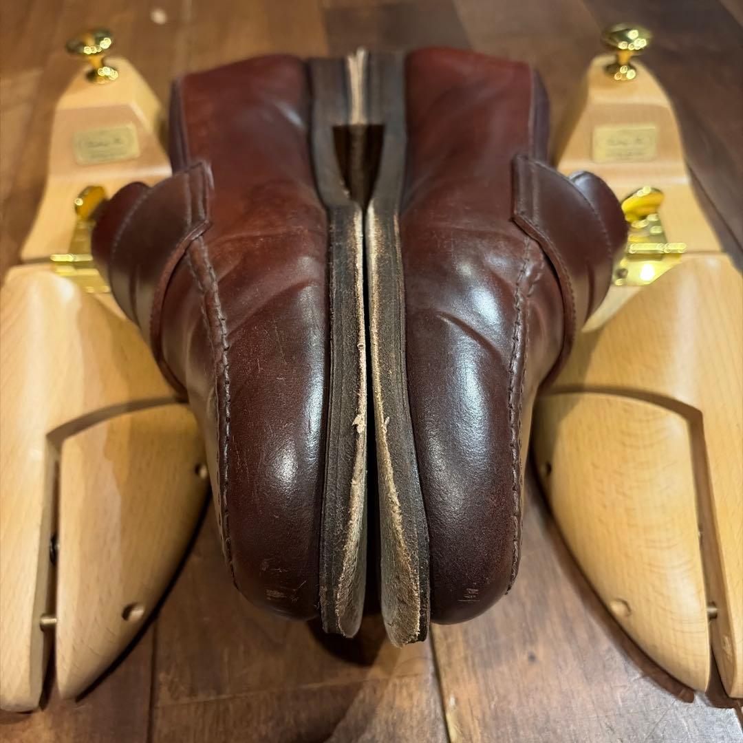 CROCKETT&JONES ダークブラウン レザー ローファー※送料込