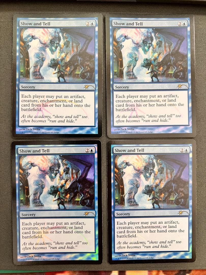 foil「ジャッジ褒賞」実物提示教育/Show and Tell　英語４枚