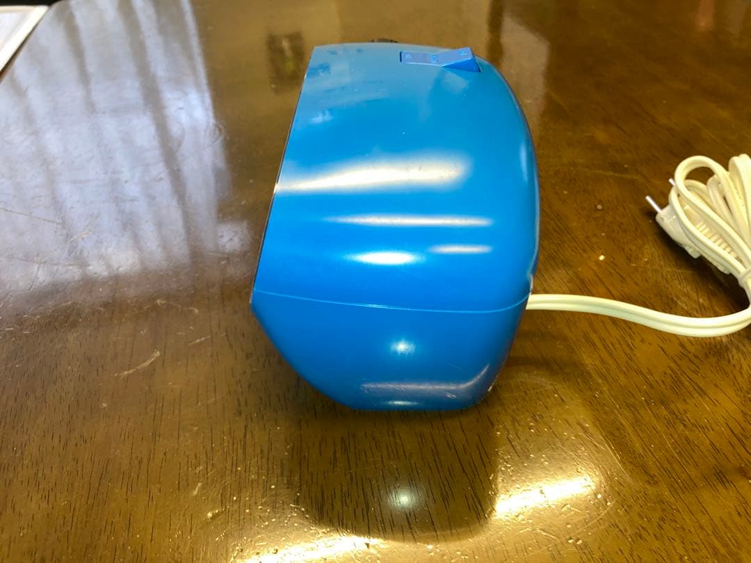 CITIZEN デジタルアラーム時計 青 丸四角2台まとめ販売