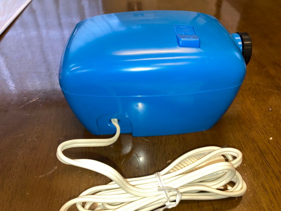 CITIZEN デジタルアラーム時計 青 丸四角2台まとめ販売