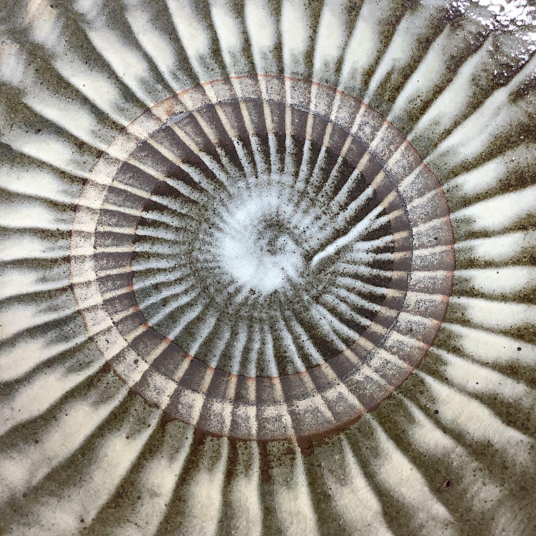 値下げ　小鹿田焼　中皿　刷毛目