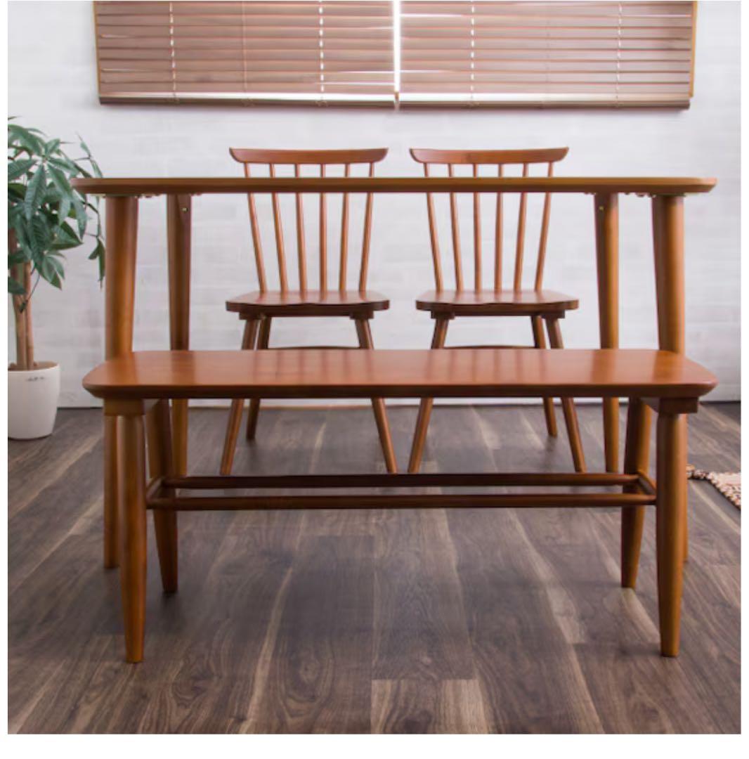 〈直接引取〉ニトリ　木製ダイニングテーブルセット　無印　家具