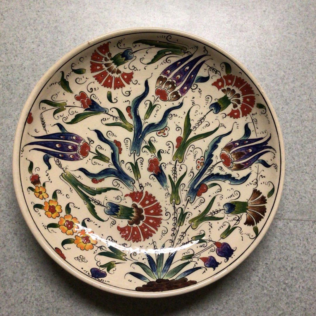 トルコ　アンティーク　飾り皿