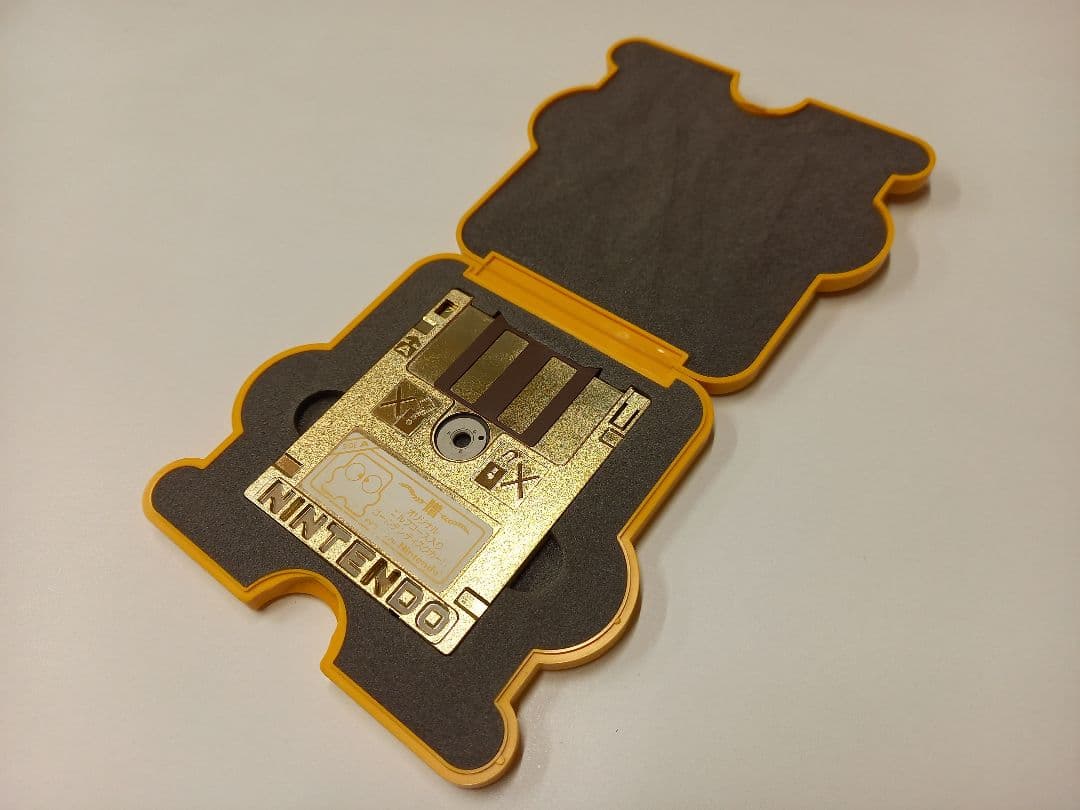 【奇跡の一品シリーズ⑩】新品未使用！ 任天堂 ディスくん ゴールドディスク