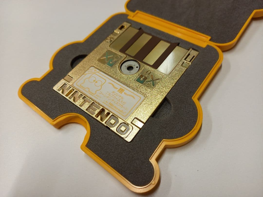 【奇跡の一品シリーズ⑩】新品未使用！ 任天堂 ディスくん ゴールドディスク