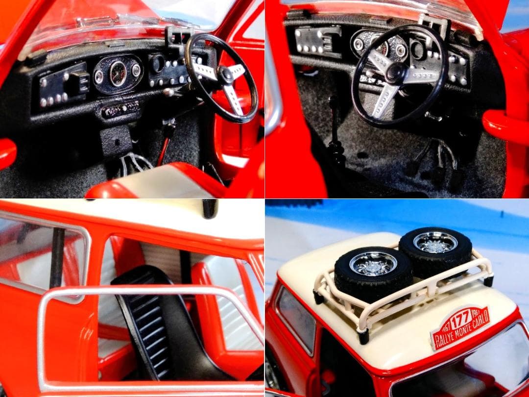 1/18 京商 モーリス ミニ クーパー 1275S　'67 モンテカルロラリー