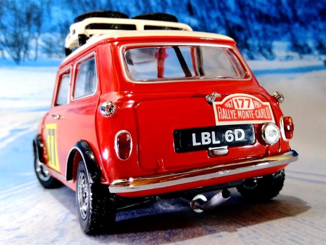 1/18 京商 モーリス ミニ クーパー 1275S　'67 モンテカルロラリー