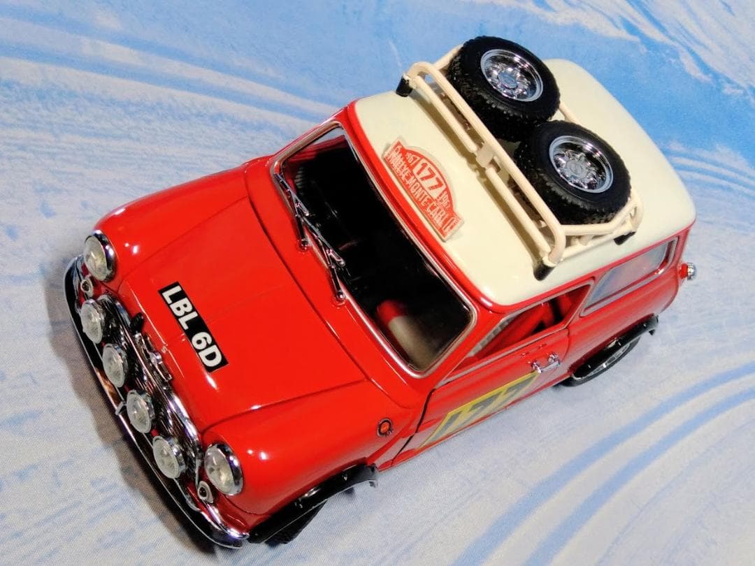 1/18 京商 モーリス ミニ クーパー 1275S　'67 モンテカルロラリー