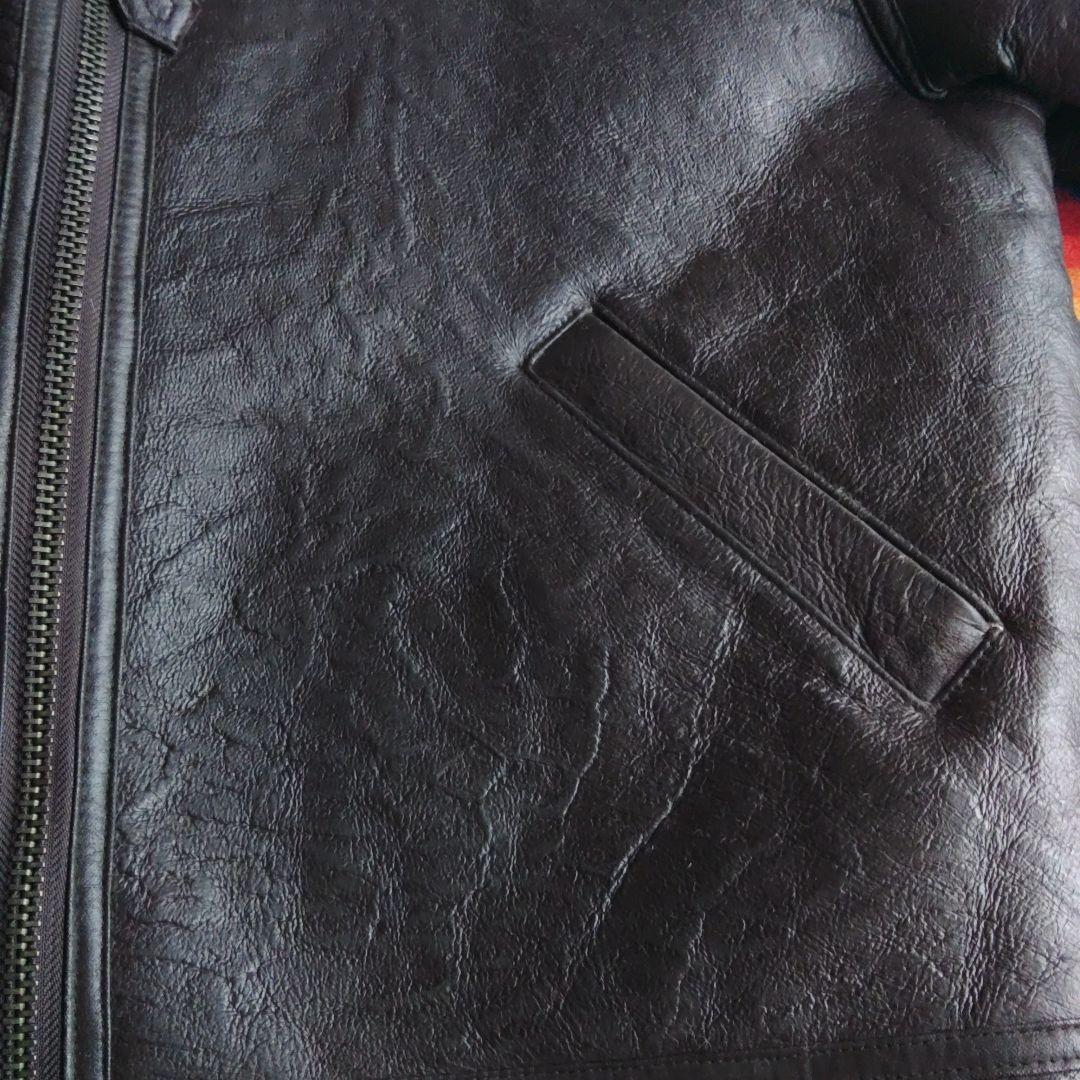 GLEEMAN Type B-3 レザージャケット　革ジャン(XL)