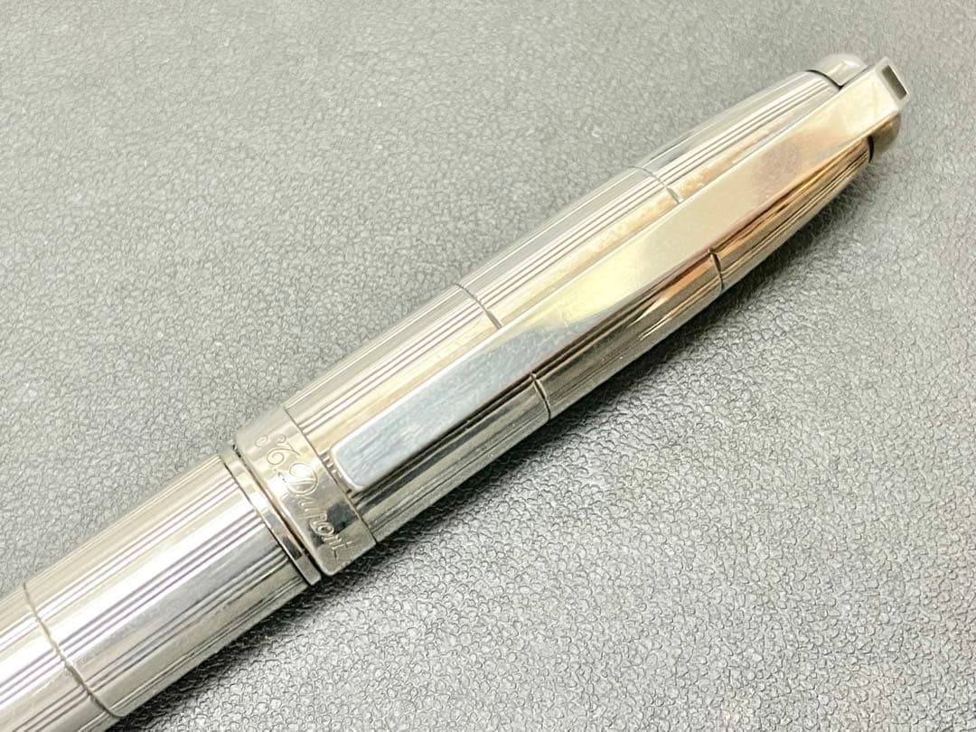 デュポン　ボールペン　シルバーカラー