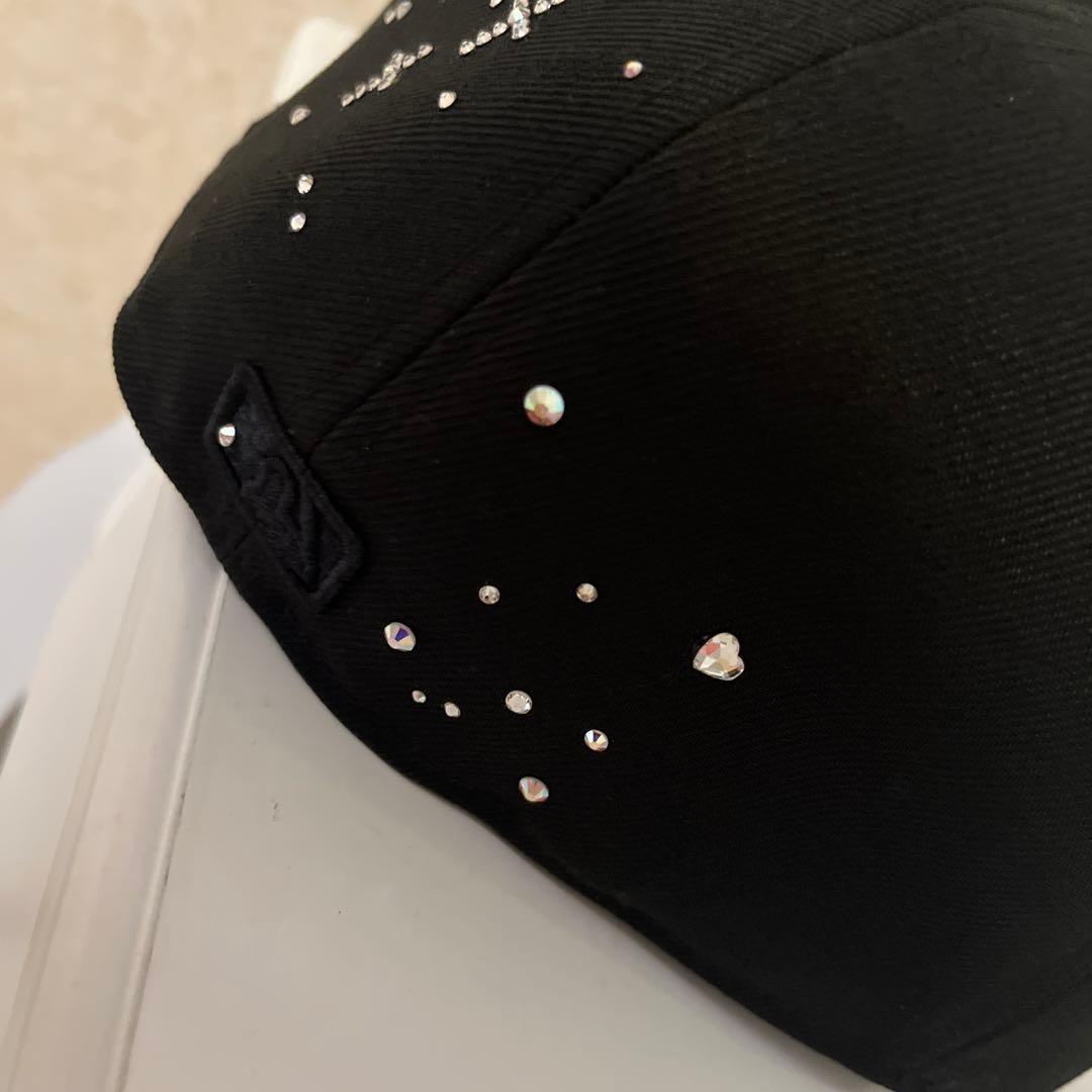 とき様New Era 59FIFTY ブラック 7 1/2 ジュエルキャップ