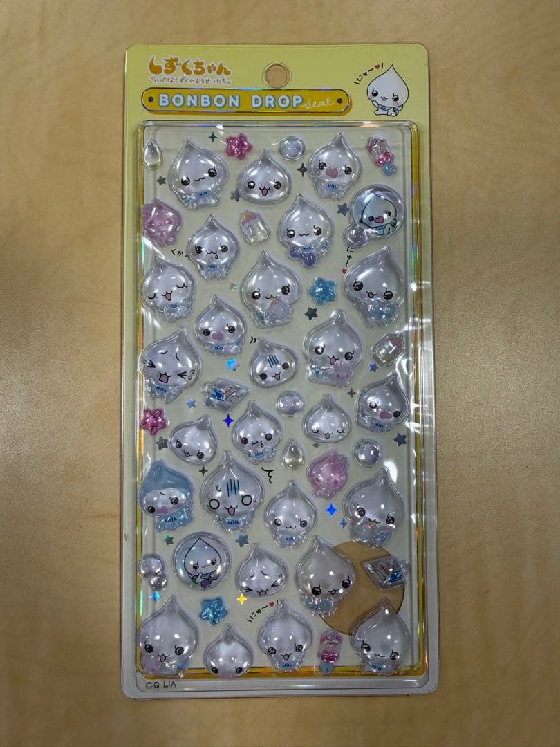 [正規品]しずくちゃんボンボンドロップシール&ウォーターシール6枚セット