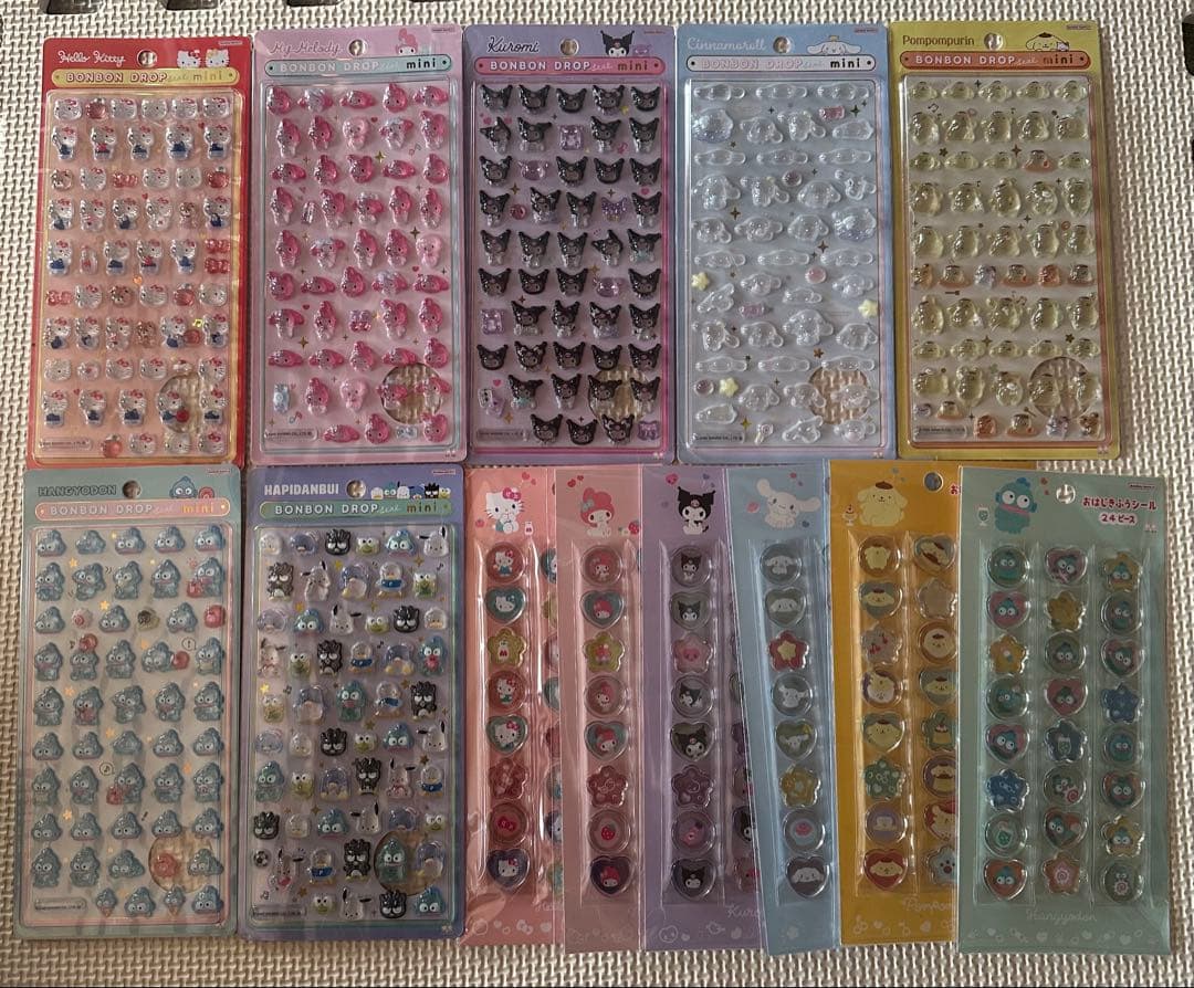 サンリオ ボンボンドロップシールミニ セット