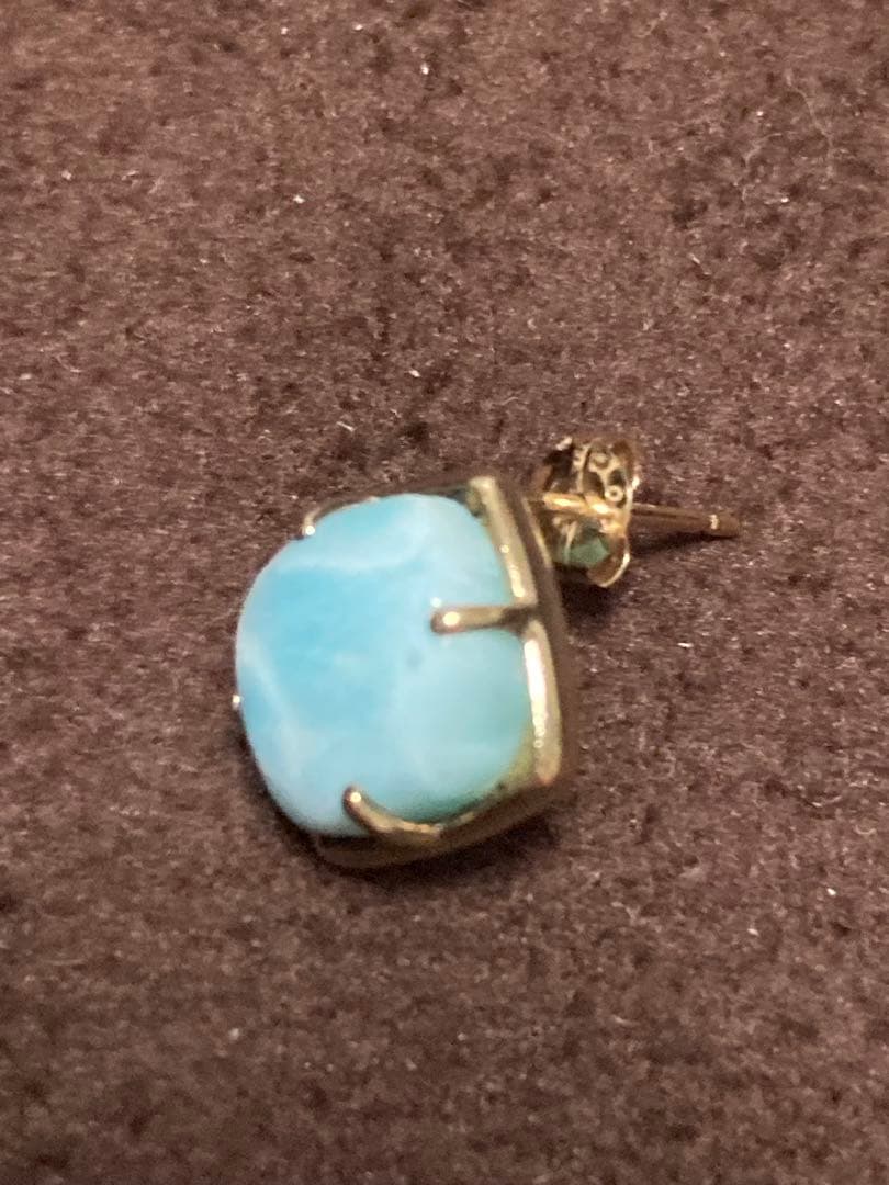 agete ラリマースクエア ピアス