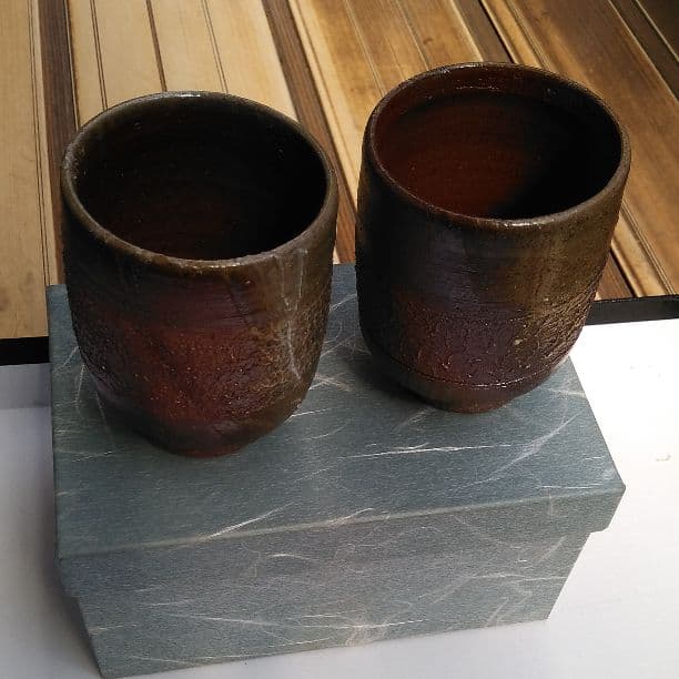 陶器備前焼2コです。