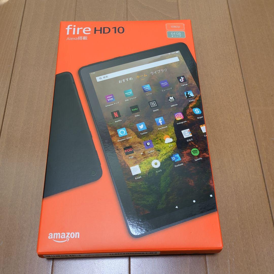 Amazon fire HD 10 64GB オリーブ