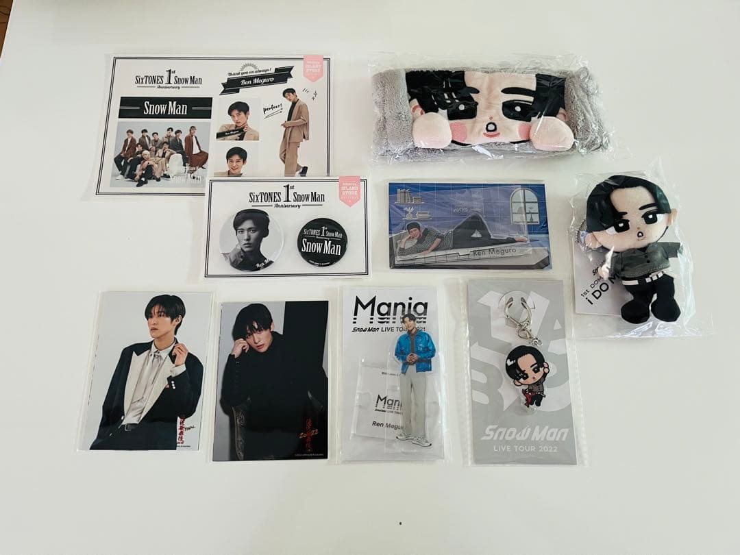 Man 目黒蓮 すのチル ぬいぐるみ ヘアバンド アクキー セット