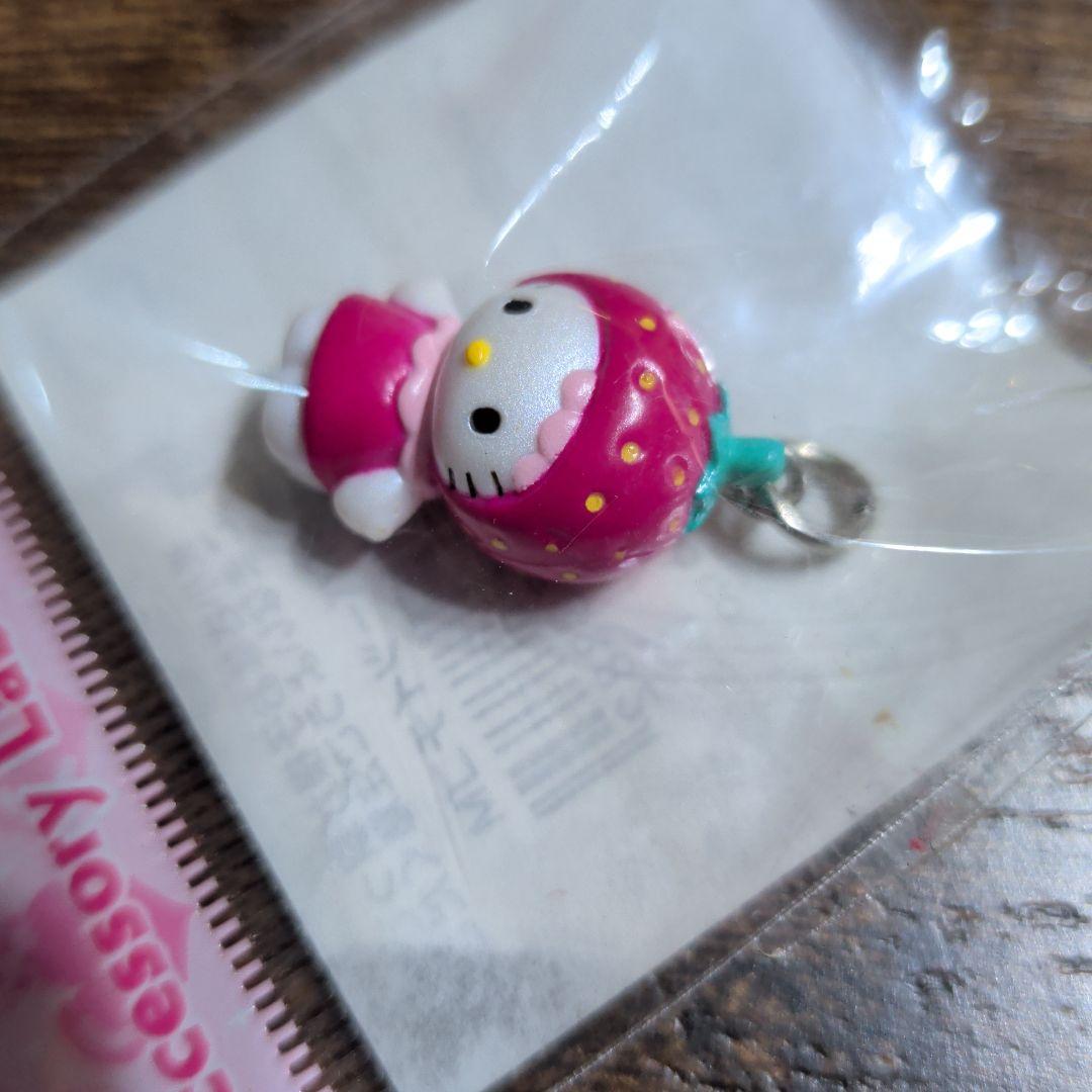 く*〜様 希少　レア　ご当地キティー　マスコット　チャーム　いちごかぶりもの