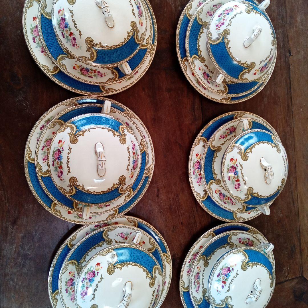 最終お値下げ！MYOTTSロイヤルクラウン スープトリオ6セット