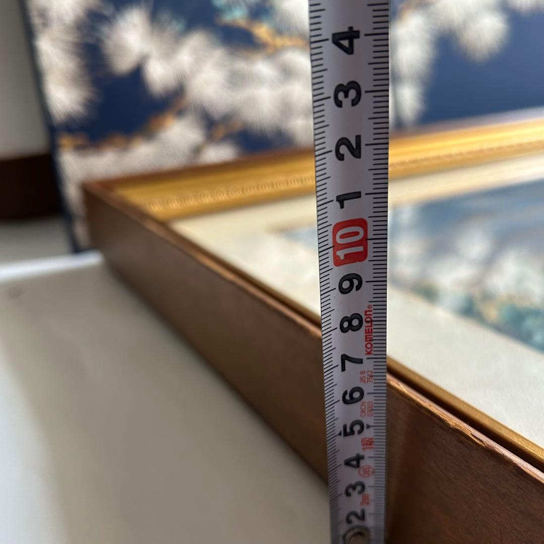 Ken Konishi 小西謙三 水彩画 風景 1951年制作　額装 インテリア