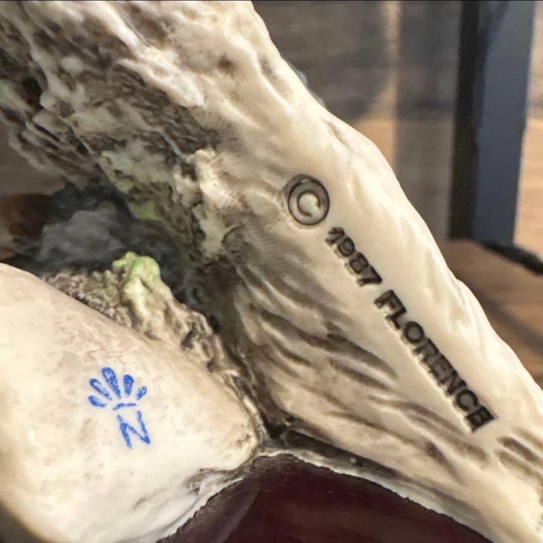 希少　美品　FLORENCE社　ジュゼッペアルマーニ　モリフクロウ　ITALY製