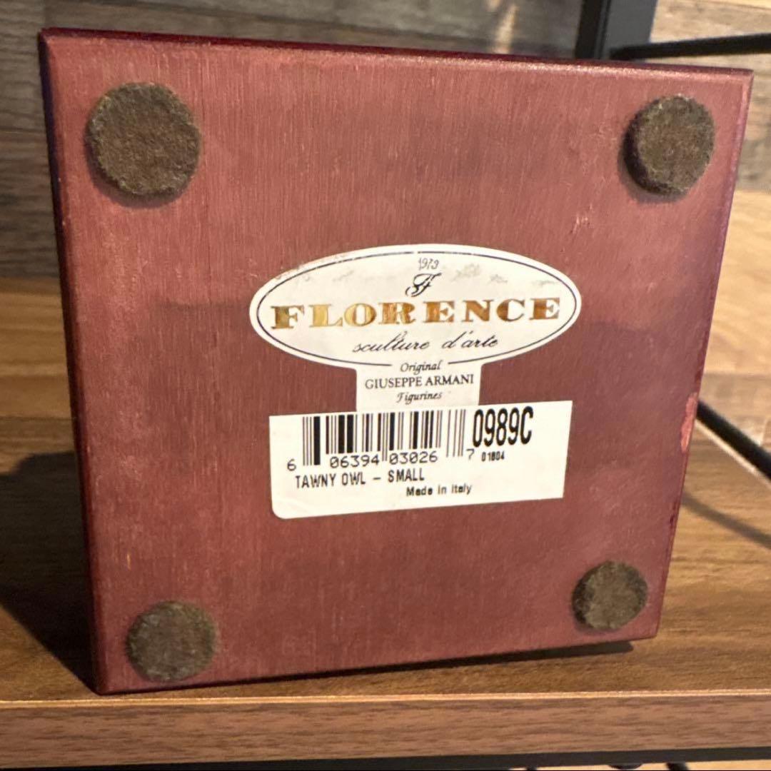 希少　美品　FLORENCE社　ジュゼッペアルマーニ　モリフクロウ　ITALY製
