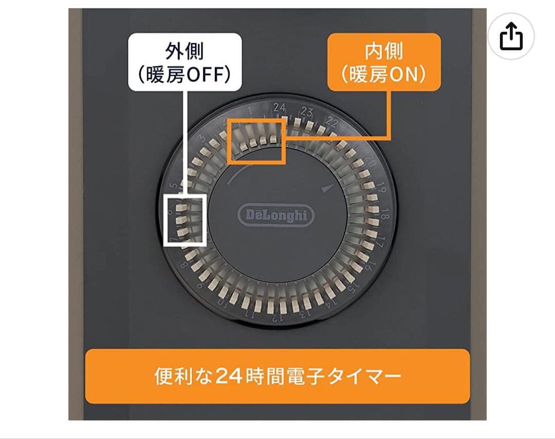 恵*様 デロンギ オイルヒーター RHJ21F0812-GY