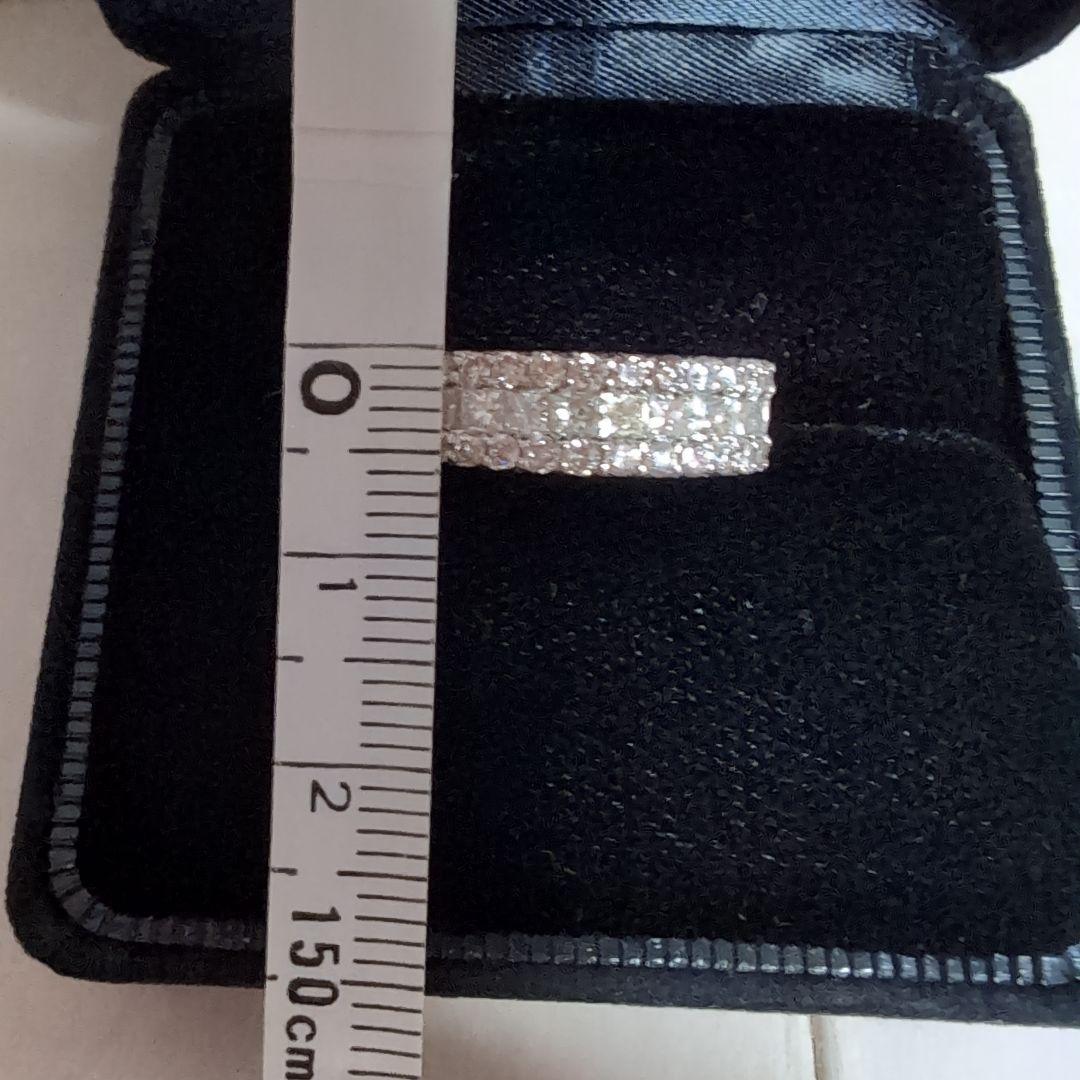 プラチナ ダイヤモンド 1.00ct パヴェ リング pt900 #8.5