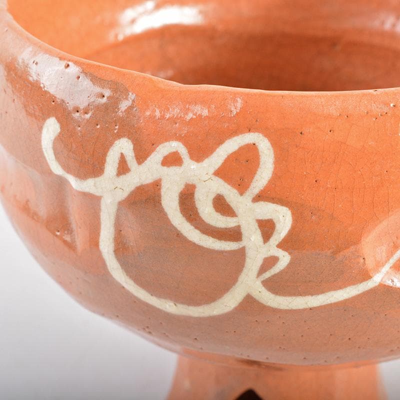 茶道具　松阪萬古焼　初午茶碗　裏千家十四代淡々斎極め箱　M　R6996