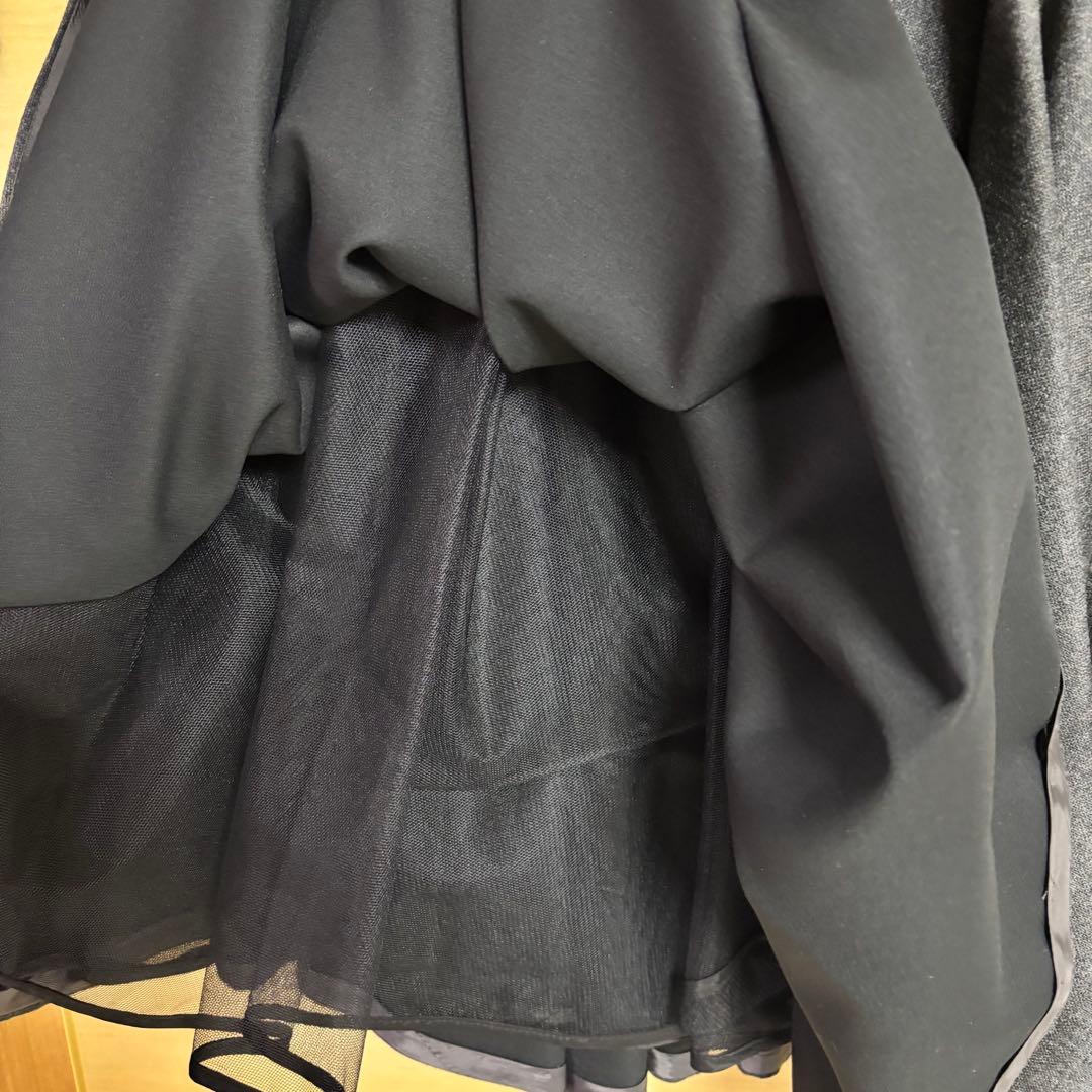 ERMANNO SCERVINO グレー フレアスカート ひざ丈