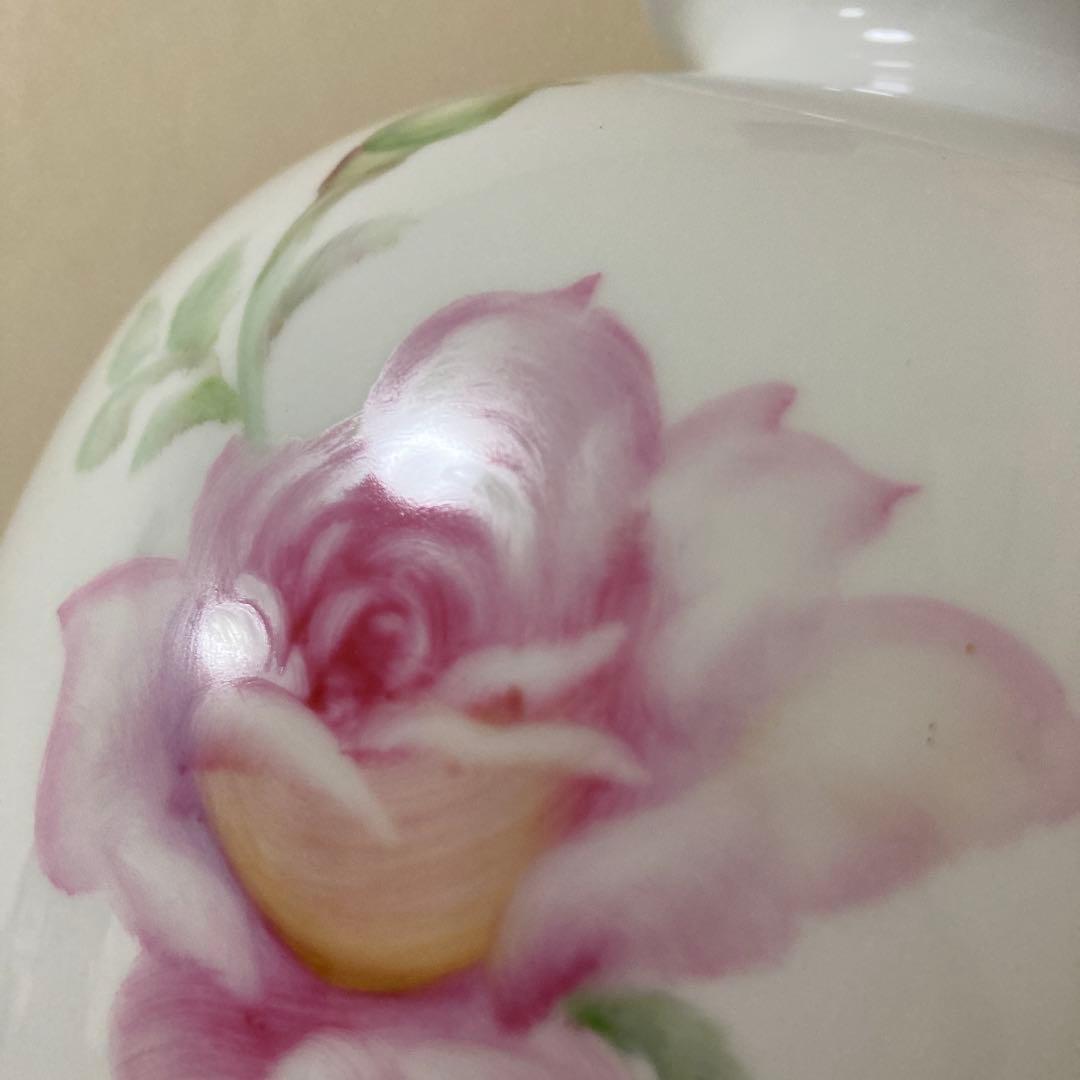 オールドノリタケ　上絵花瓶　ハンドペイント　名古屋絵付け　〈検プレミアノリタケ