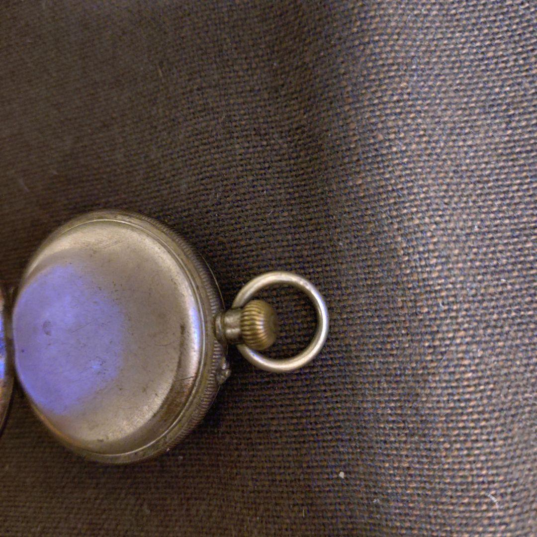 ア14. 懐中時計（0.800刻印）不動 ジャンク品